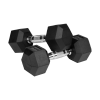 Hantle żeliwne gumowane HEX 2x7 kg REBEL ACTIVE
